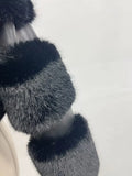 Solid Temperament Fur Coats For Women Lapel Long Sleeve Patchwork Zipper Slimming Jackets Female Fashion Style New