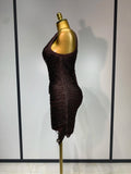 Women Sexy O Neck Sleeveless Gradient Tassel Mini Bodycon Bandage Dress Celebrity Elegant Evening Club Party Cocktail Dress
