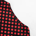 Sexy Fashion 3 Piece Set Woman Polka Dot Print Halter Bra Tops+Low-Neck Mini Sleeve Tees+Skinny Crop Pants Outfits