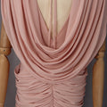 2026 Summer New Ruched Maxi Dress Women Draped Sleeveless V Neck Elegant Folds Dresses Formal Evening Party Gown