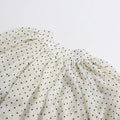 Polka Dot See Through Blouse for Women Deep V Neck Long Sleeves Irregular Design Loose Shirt Female Fashion Clothes