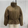 Upgraded Thick Wrap Front Tie Padded Jacket Kimono Style Collar Long Sleeve Loose Warm Daily Women Coat 2026 Winter Cotton Coats