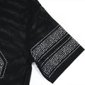 Women Diamonds V-neck Short Sleeve Mesh See Through Tee Tops 2025 Summer Fashion Streetwear Acitve Classic T-shirts