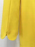2026 Autumn New Fashion Petal Slit Design Slim V-Neck Long Dress Women'S Long Sleeved Elegant Dinner Party Evening Gown