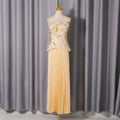Elegant Two Piece Sets For Women Solid Splicing Embroidered Flower Strapless Top+Pleated Long Skirt Set Female New