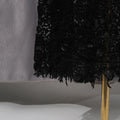 Solid Color Elegant Party Vestido Women'S Spliced Mesh Sequin Slim Long Sleeved Maxi Long Dress