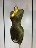 Women Sexy Sleeveless Tassel Bodycon Bandage Dress 2026 Celebrity Elegant Evening Party Luxury Birthday Cocktail Prom Dress