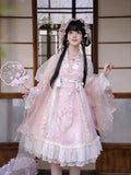 Olive Girl Flowing Sleeve Hanfu Dress for Ren Faire 2026 Garden Wedding Fairycore Photoshoot Everyday Wear S-L XS-3XL Plus Size Flowing Sleeve Dramatic Silhouette Romantic Cottagecore Garden Party Editorial Not Costume Chinese Heritage Fashion Women