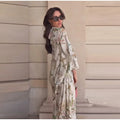 Vintage Women's Printed Long Dresses Loose O-neck Flared Half Sleeve Big Hem Wide Female Dresses 2026 Summer Lady Elegant Robes