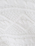 Casual Knit Women Shawls Round Neck Sleeveless Asymmetric Shawl for Vacation Street Outing Wear Fashion Summer New