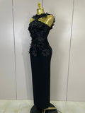 Elegant Flower Beading Sexy Sleeveless Bodycon Long Bandage Dresses Celebrity Cocktail Women Luxury Birthfay Evening Party Dress