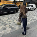 American Retro Sexy Plaid Shirt for Women Lapel Long Sleeve Loose Street Hot Girl Shirts Female Autumn Clothes New