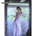 Olive Girl Red Embroidered Qipao for Ren Faire 2026 Garden Wedding Fairycore Photoshoot Everyday Wear S-XXL XS-3XL Plus Size Hand Embroidered Dramatic Silhouette Romantic Garden Party Editorial Not Costume Chinese Heritage Fashion Women
