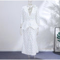 Elegant Women's Printed Waistband Long Dress 3D Flower V-neck Bubble Sleeve Patchwork A-line Dresses 2026 Spring Party Robe