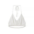 Solid Three Piece Set for Women Lapel Long Sleeve Loose T Shirts Halter Vest High Waist Pant Sets Female