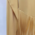 Fashion Temperament Maxi Dress For Women O Neck Spliced Shawl Sleeveless High Waist Sleeveless Evening Dress Female