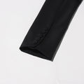 Luxury Diamond Slim Suit Blazer 2026 Autumn New Style Deep V Single Button Black Formal Jacket Coats