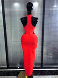 Women Sexy Off the Shoulder Florals Bodycon Bandage Long Dress Celebrate Homecoming Christmas Fashion Birthday Party Outfit