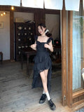 Olive Girl Beige Flowing Sleeve Lolita Dress for Ren Faire 2026 Garden Wedding Fairycore Photoshoot Everyday Wear S-3XL XS-3XL Plus Size Flowing Sleeve Dramatic Silhouette Romantic Garden Party Editorial Not Costume Chinese Heritage Fashion Women