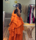 Women Sleeveless Ruffles Loose Ball Gown Smock Strap Maxi Long Sexy Dress 2025 Birthday Vacation Party Dresses Vestidos