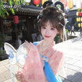 Olive Girl Hanfu Dress 2026 S-L XS-3XL Plus Size Hanfu Chinese Dress Traditional Chinese Clothing Chinese Heritage Fashion Women
