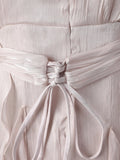 Solid Spliced Ruffles Folds Long Elegant Dresses for Women Lace Up Stand Neck Long Sleevs Tunic Temperament Dress Female
