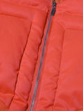 Patchwork Zipper Parkas For Women Stand Collar Long Sleeve Minimalist Tunic Winter Coat Female Fashion Clothing New