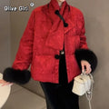 Olive Girl Red Embroidered Embroidered Jacket for Ren Faire 2026 Garden Wedding Fairycore Photoshoot Everyday Wear S-XXL XS-3XL Plus Size Hand Embroidered Dramatic Silhouette Romantic Garden Party Editorial Not Costume Chinese Heritage Fashion Women