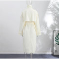 Detachable Triangle Shawl Long Puffer Coat Stand Collar Waist Tie Belt Button Solid Loose Women Coats 2026 Winter Commute Outfit