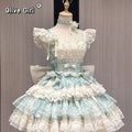 Olive Girl Romantic Lolita Dress for Ren Faire 2026 Fairycore Photoshoot S-XL XS-3XL Plus Size Romantic Cottagecore Garden Party Editorial Not Costume Lolita Dress Chinese Heritage Fashion Women