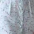 Deep V Neck Printed Ribbon Dress  Elegant Women Lace Patchwork Button Waist Cinching High Split Dress Lady Party Vestidos