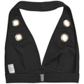 Metal Hole Sexy Outfits Women Sexy Crop Top and Matching Legging Set Two-Piece Pants Set Birthday Night Club Skinny Suits