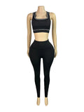 Casual 3 Piece Set Women Tracksuit Elastic Vest+Zip Jacket+Leggings Matching Street Sporty Fitness Street Shapewear