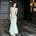 Olive Girl Dramatic Dress for Garden Wedding 2026 Fairycore Photoshoot S-L XS-3XL Plus Size Dramatic Silhouette Romantic Editorial Not Costume Hanfu Chinese Dress Traditional Chinese Clothing Chinese Heritage Fashion Women