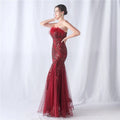 Sexy Elegant Long Wedding Party Dresses for Women 2025 Luxury Mesh Bridesmaid Evening Dresses Woman Sequin Summer Dress