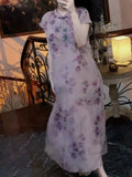 Olive Girl Red Embroidered Qipao for Garden Wedding 2026 Fairycore Photoshoot Everyday Wear M-3XL XS-3XL Plus Size Embroidered Romantic Garden Party Editorial Not Costume Qipao Cheongsam Chinese Dress Chinese Heritage Fashion Women