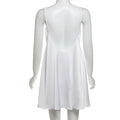 Lace Deep V-neck Backless Sexy Slip Dress For Women Fashion Clubs Party Spaghetti Strap Dress Solid Color Female