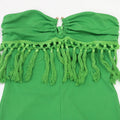 Sexy Women Fringe Jumpsuits One Piece Outfits Women Summer Bodycon Jumpsuit Strapless Sleeveless Female Streetwear Overalls