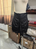 Luxury Lace Up Mini Women Skirt High Waist Lace Trim Minimalist Slim Skirt for Cocktail Party Wear Fashion Summer