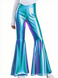 Wmstar Pants Women Wholesale Lightweight Snake Skin Wide Leg High Waisted Elasticated Plus Size Sexy Flared Height Enhancement