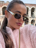 Pink Short Fur Jacket Coat For Women Autumn Winter Casual Stand Collar Pocket Loose Fashion Long Sleeve Jacket Top Female
