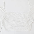 Sexy Women Sexy Top Bodycon Skirt Ruched 2 Piece Mini Dress Rhinestone Pearl Beading Summer Club Party Dress Sets Vestido