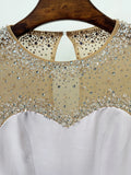 Elegant Mesh Bead Diamond Luxury Patchwork Dress Women Backless See Through Long Dresses 2026 Lady Evening Dinner Gown