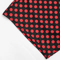 Sexy Fashion 3 Piece Set Woman Polka Dot Print Halter Bra Tops+Low-Neck Mini Sleeve Tees+Skinny Crop Pants Outfits