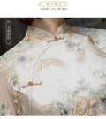 Elegant Female Qipao Dress Retro Mandarin Collar Cheongsam Sexy Mermaid Evening Party Dress Applique Vestidos De Festa