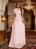 Women'S Pink Shawl+Strapless Dress 2-Piece Design Bandage Dress Elegant Celebrity Party Wedding Guest Dress