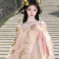 Olive Girl Yellow Hanfu Dress 2026 S-XL XS-3XL Plus Size Hanfu Chinese Dress Traditional Chinese Clothing Chinese Heritage Fashion Women