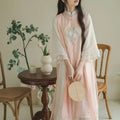 3D Hanfu Traditional Chinese Dress Women's Clothes Pink Cloud Embroidery Cosplay Fairy Clothing Ancient Chinese Costume