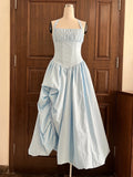 Glamorous Elegant Pink Halter Dress for Women Sleeveless Corset Waist High Slit Ball Gown for Luxury Dinners Celebrations