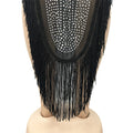 Women's 2 Piece Outfits Rhinestone Fringe Crop Cami Top and Bodycon Skirt Set Sexy Women's Nightclub Dress Party Dresses